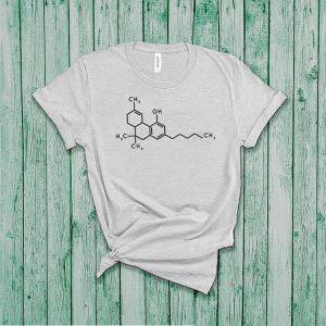 THC Molecule White