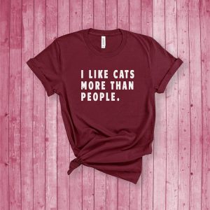 I like cats more than people