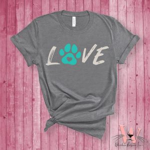 Love Blue & Grey Tee